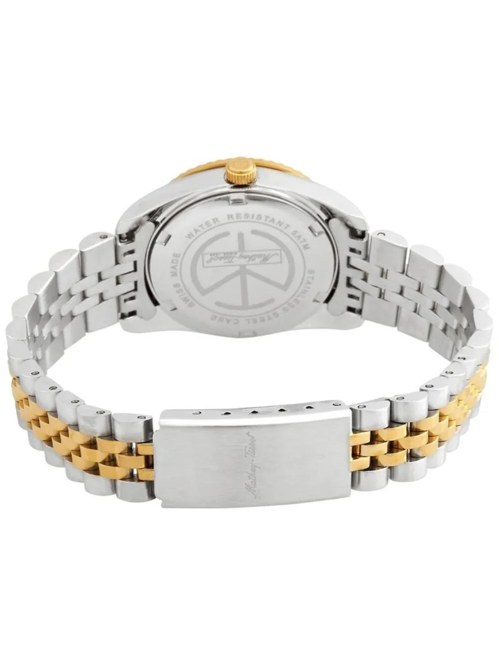 NWT Mathey-Tissot Mathy III MOP Quartz White Dial Ladies Watch